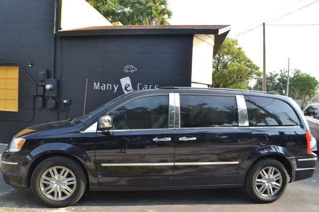 blue town and country van